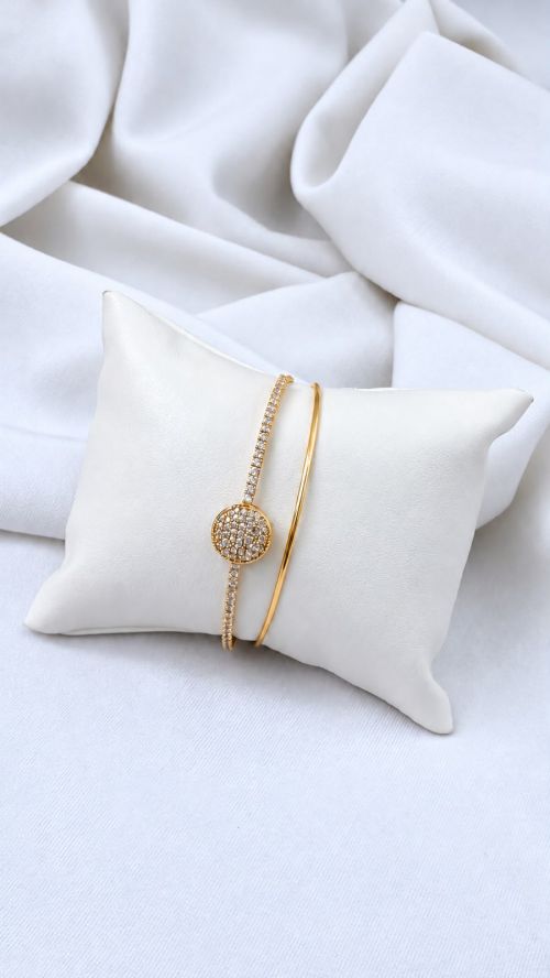 Bracelete Esferico Imperial Dourado