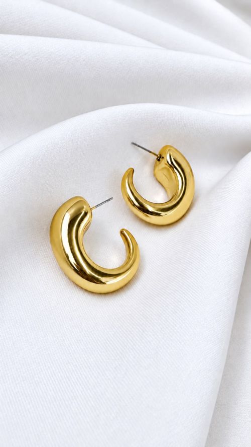 Argola Mel Dourado