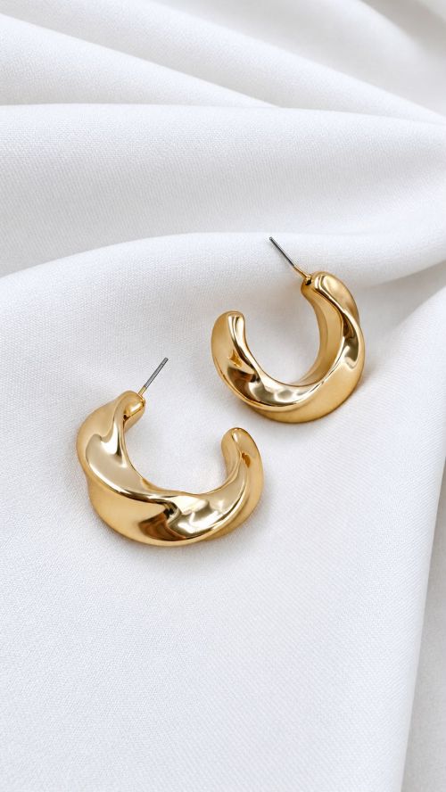 Argola Ondole Dourado