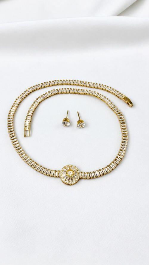 Conjunto Circulo Magico e Cristal Dourado