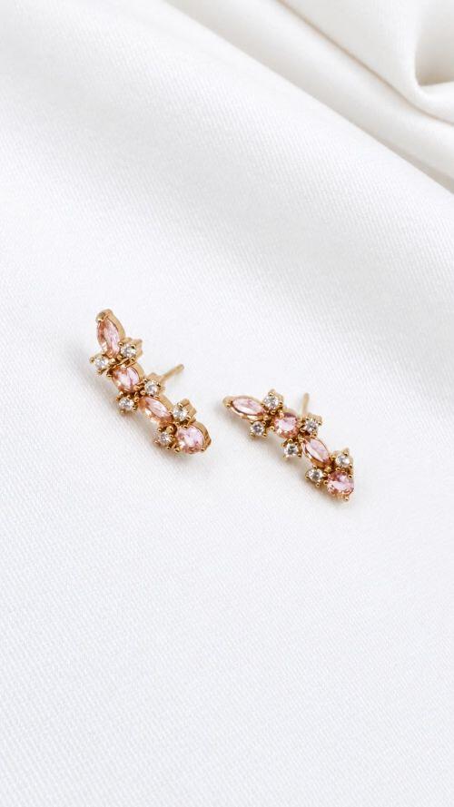 Brinco �ris Cristal Dourado