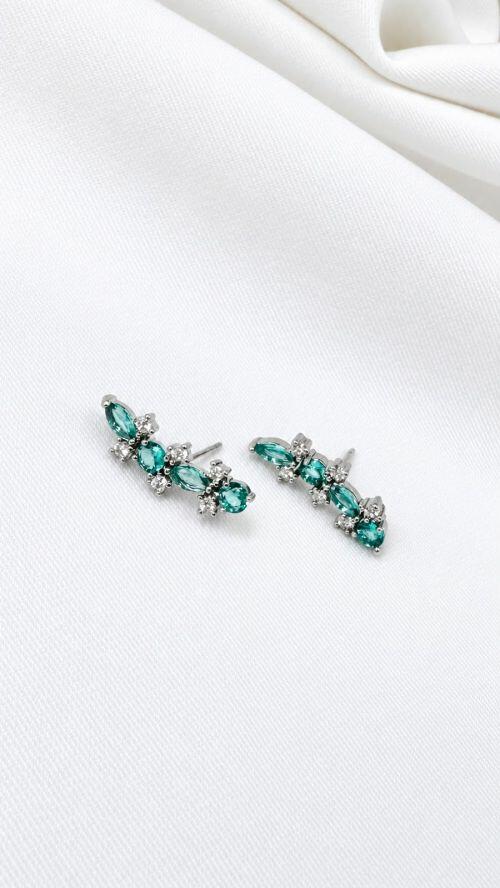 Brinco �ris Cristal Prata