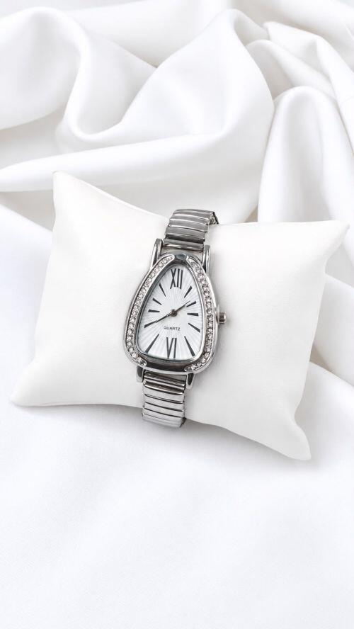 Rel�gio De Pulso Feminino Quartz Brilho Flexivel