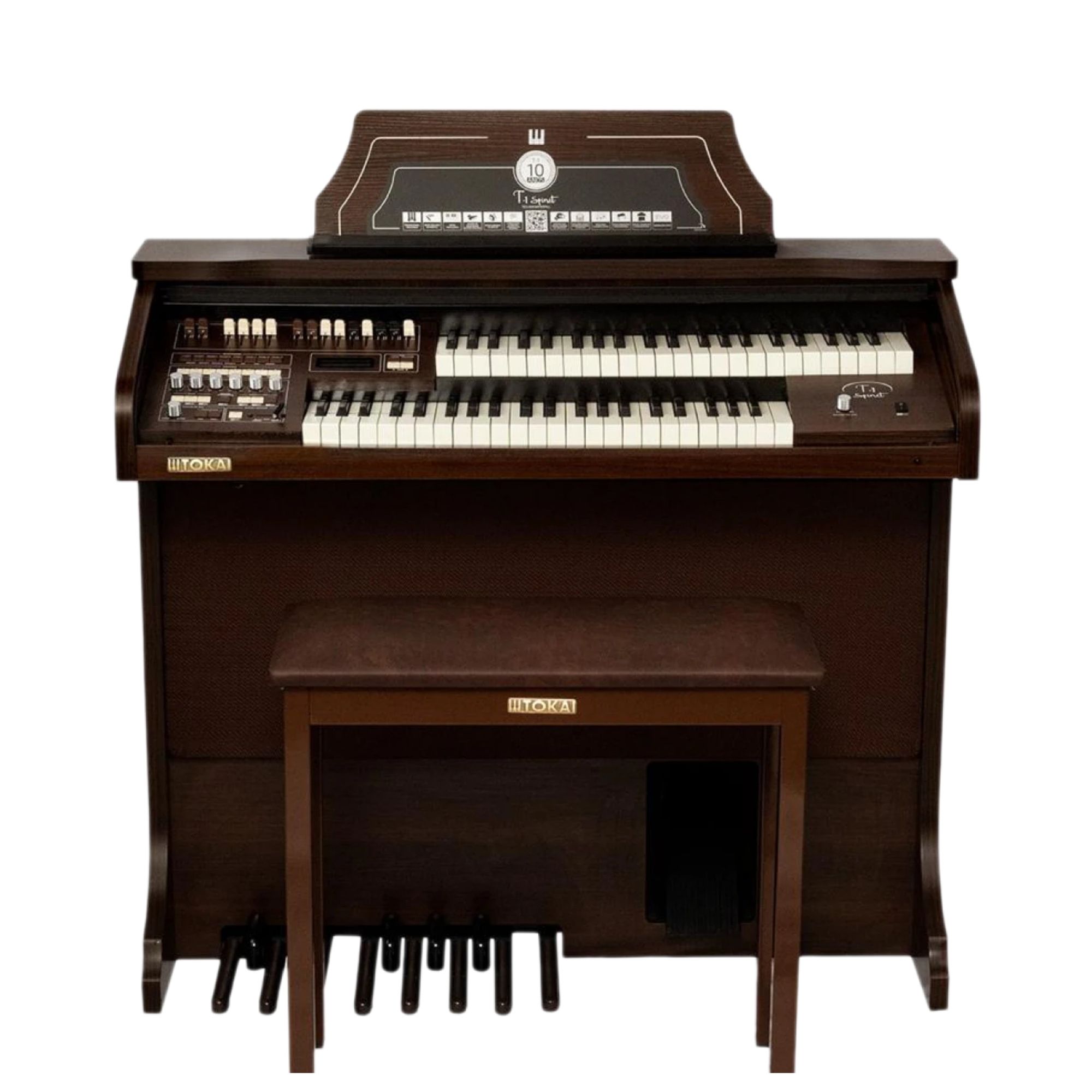 Comprar Órgão Eletrônico Tokai T1 Spinet Wengue - a partir de R