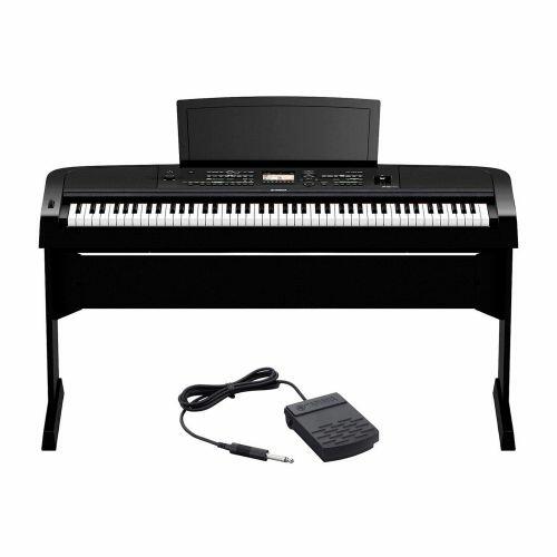 Comprar Piano Digital Yamaha DGX-670 Preto + Estante - a partir de