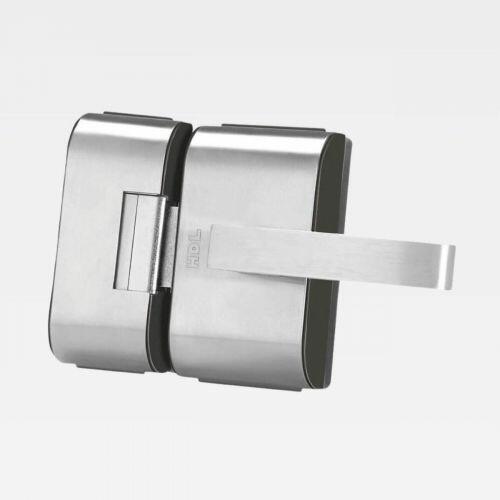 Fechadura Elétrica PV90 2R-L AD HDL Para Porta Vidro 2 Folhas Inox 90.01.03.083