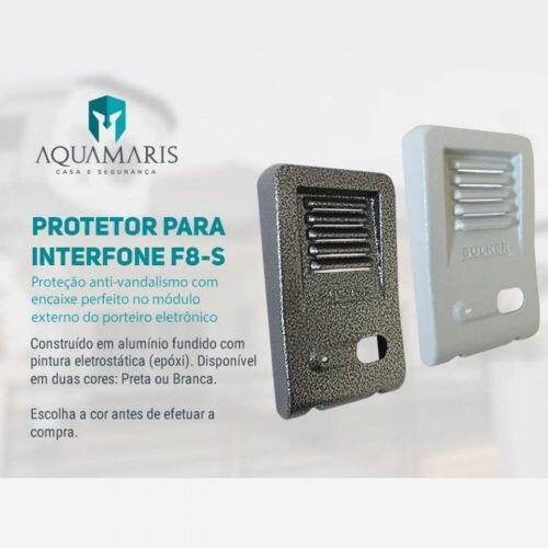 Prote��o Antivandalismo Alum�nio para Interfone HDL F8 S