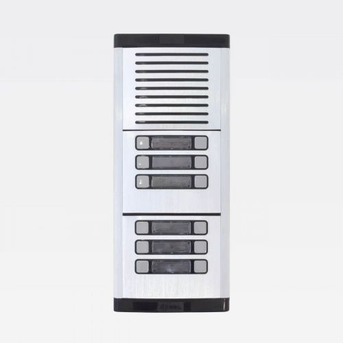 Interfone Coletivo HDL MPS 12 Pontos Modular Gabinete GS-3 Alum�nio/Preto HDL