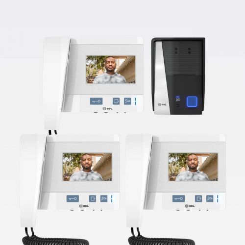 Kit Interfone com C�mera HDL Class 3 Pontos Residencial