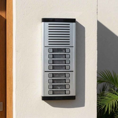 M�dulo V�deo Porteiro Coletivo 16 Pontos HDL VPC Color c/ Gabinete GS-3 + 2 M�dulos 8 Bot�es