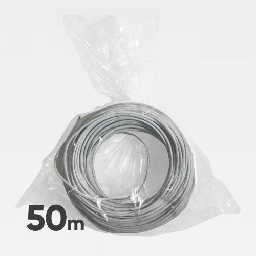 Cabo Alarme 4 Vias 0,50mm² 50m p/ Sensor Interfone Sirene Botoeira