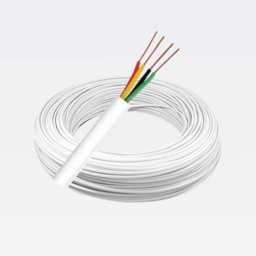Cabo Alarme 4 Vias 0,50mm� 50m p/ Sensor Interfone Sirene Botoeira