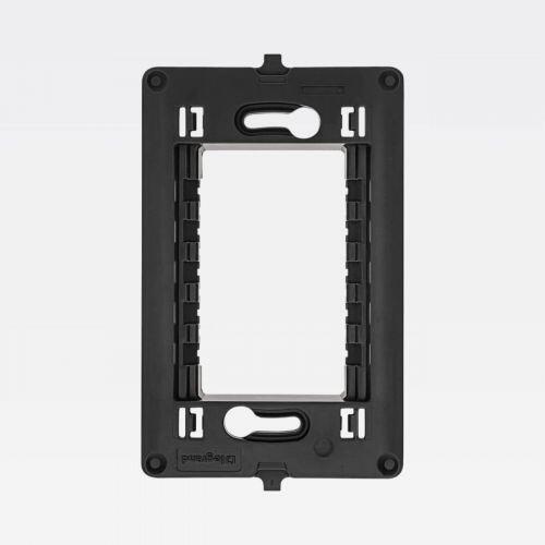 Suporte 4x2 PIAL Plus+ Preto Legrand 612122NT
