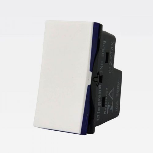 Módulo Interruptor Intermediário Four Way PIAL Plus+ 10A 250V Borne Parafuso Branco Legrand 612007BC