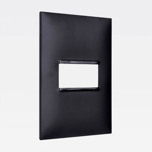 Placa 1 Posto Preto 4x2 Pial Plus+ Legrand 618501PT