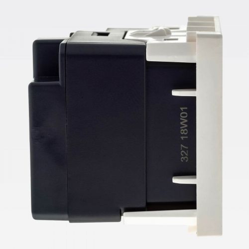 M�dulo Carregador USB Duplo PIAL Plus+ 3000mA Branco Legrand 615089BC
