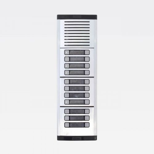 Kit Interfone Coletivo HDL 22 Apartamentos MPS Gabinete GS-4 + 22 Monofones AZ-S01 + Fonte TRA-400