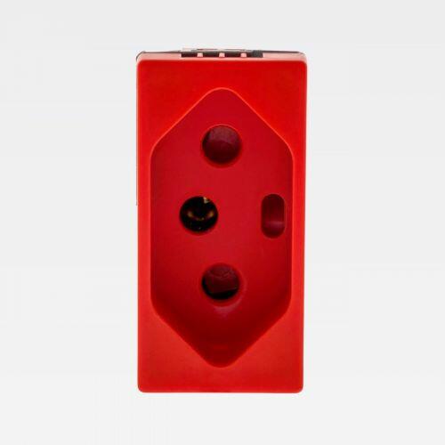 Módulo Tomada Dedicada PIAL Plus+ 2P+T 20A 250V Vermelho Legrand 615082VM