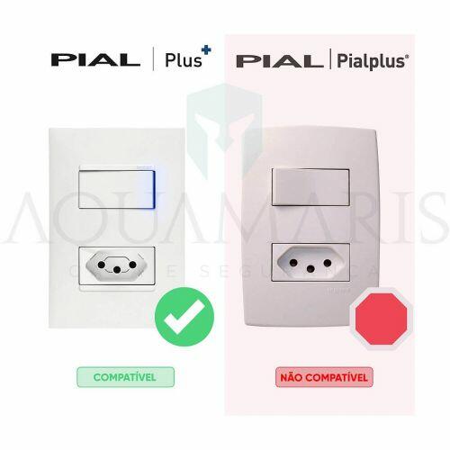 M�dulo Tomada 2P+T 10A PIAL Plus+ 250V Vermelho Legrand 615083VM