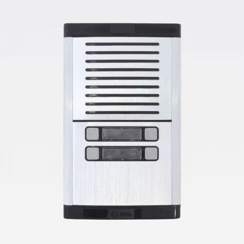 Kit Interfone Coletivo HDL 3 Pontos MPS Gabinete GS-2 + M�dulo 4 Bot�es + 3 Monofones AZ-01 + Fonte TRA-400