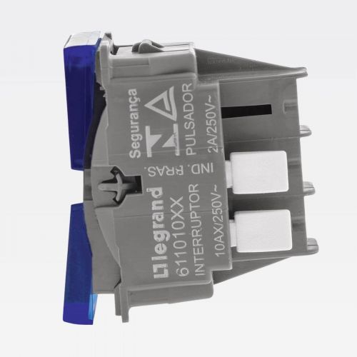 M�dulo Interruptor Pulsador Campainha PIAL Plus+ 2A 250V Branco Legrand 611012BC