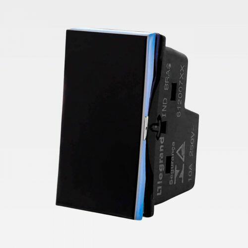 Módulo Interruptor Intermediário PIAL Plus+ 10A 250V Preto Legrand 612007PT