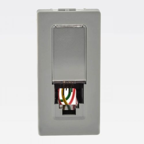 M�dulo Tomada Telefone RJ11 PIAL Plus+ 4 Fios Cinza Legrand 615010CZ