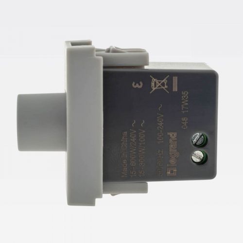 M�dulo Dimmer LED PIAL Plus+ Bivolt Cinza Legrand 611037CZ