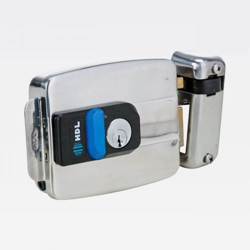 Fechadura El�trica HDL C-90 PRO AD AJ Bot�o Inox Cilindro Ajust�vel 31-87mm HDL 90.01.03.071
