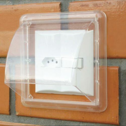 Protetor Externo Dryplug Duplo Transparente para Tomadas e Interruptores