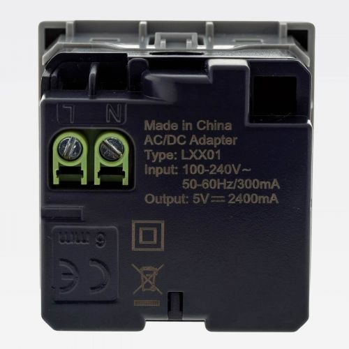 M�dulo Carregador USB Duplo PIAL Plus+ 3000mA Cinza Legrand 615089CZ