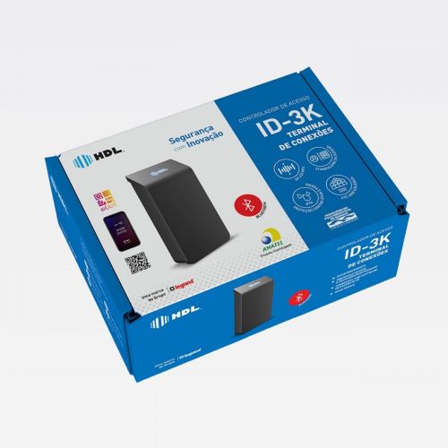 Terminal Conex�es ID-3K HDL 3000 Usu�rios IP66 90.02.26.000