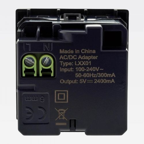 M�dulo Tomada USB-C + USB-A PIAL Plus+ 3000mA Bivolt Preto Legrand 615095PT