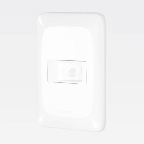 Placa c/ Sa�da de Fio PIAL PoP 4x2 Branco Legrand LGP20F