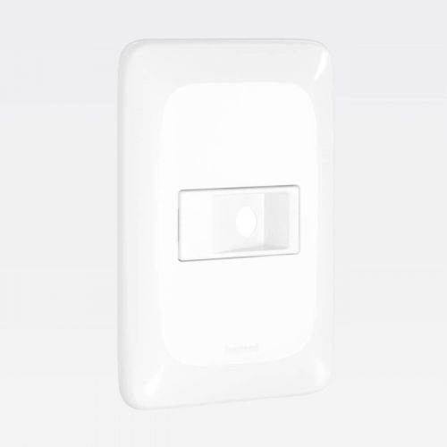 Placa c/ Sa�da de Fio PIAL PoP 4x2 Branco Legrand LGP20F