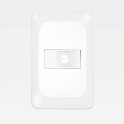 Placa c/ Sa�da de Fio PIAL PoP 4x2 Branco Legrand LGP20F