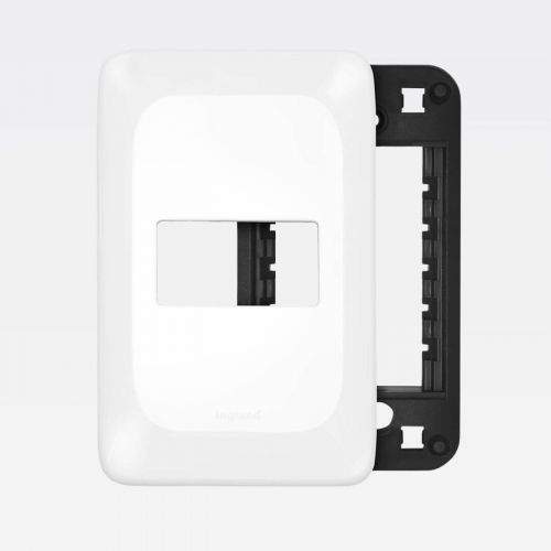 Placa 1 Posto PIAL PoP 4x2 Branco Legrand LGP21