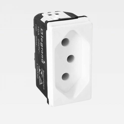 M�dulo Tomada 2P+T PIAL PoP 10A Branco Legrand LG030
