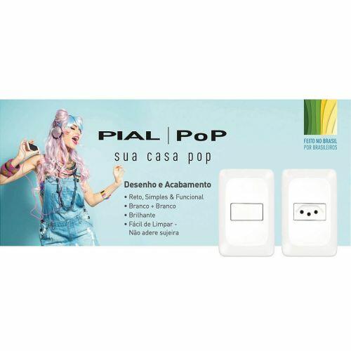 M�dulo Tomada Telefone RJ11 PIAL PoP 4x2 Branco Legrand LGX090