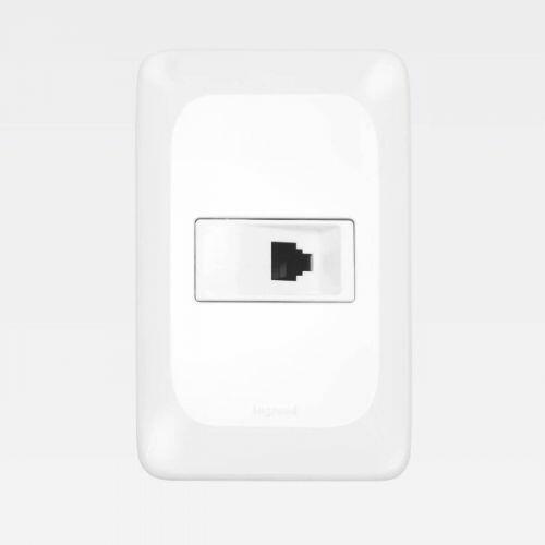 Módulo Tomada Telefone RJ11 PIAL PoP 4x2 Branco Legrand LGX090