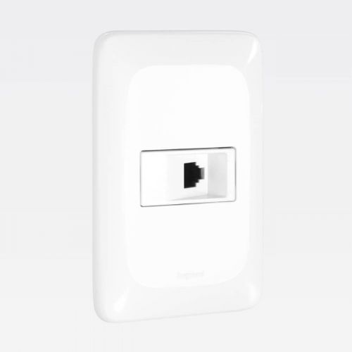 M�dulo Tomada Telefone RJ11 PIAL PoP 4x2 Branco Legrand LGX090