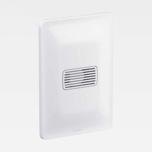 Conjunto Campainha Cigarra PIAL Zeffia 4x2 Branco Legrand