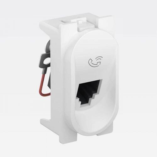 Módulo Tomada RJ11 PIAL Nereya Telefone/Interfone 2 Fios Branco Legrand 663072