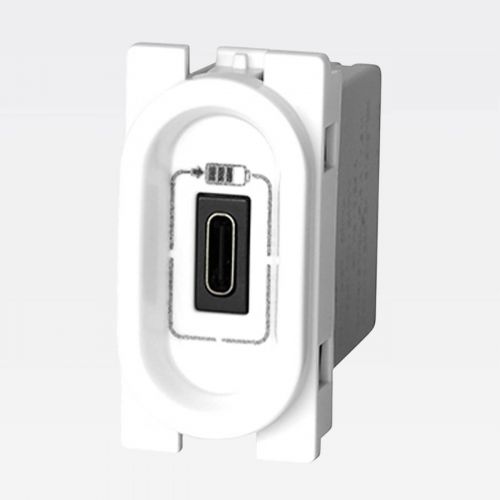 M�dulo Carregador USB-C PIAL Nereya 1500mA Branco Legrand 663010