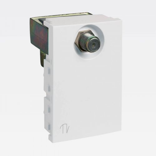 Módulo Tomada Antena TV Coletiva PIAL Nereya 24dB 2 Saídas Branco Legrand 615057