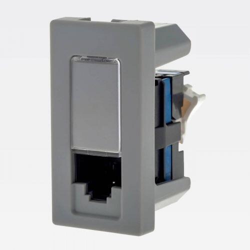 Módulo Tomada RJ45 Cat.6 LCS2 PIAL Plus+ Cinza Legrand 615047CZ
