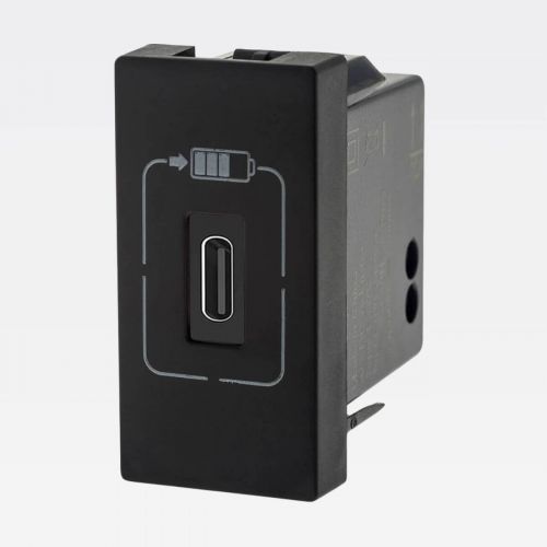 M�dulo Tomada USB-C PIAL Plus+ 1500mA Preto Legrand 615097PT