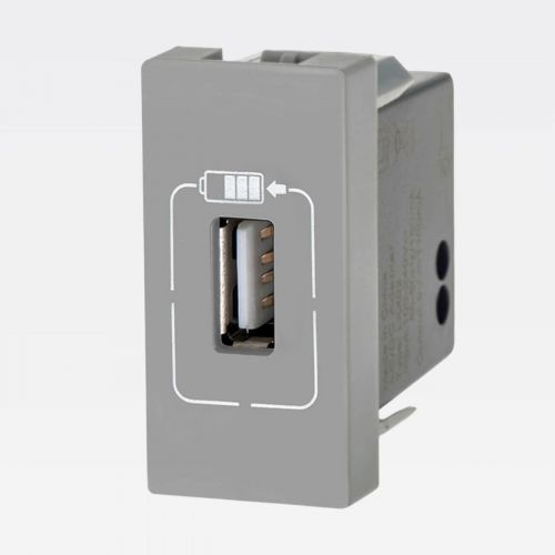 M�dulo Tomada USB PIAL Plus+ 1500mA Cinza Legrand 615088CZ