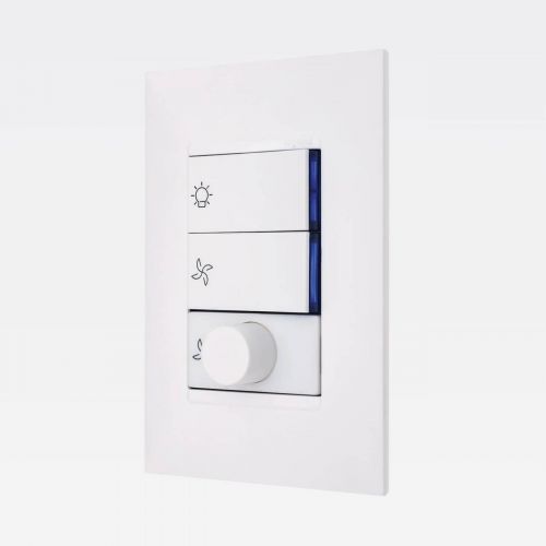Conjunto Dimmer Ventilador c/ Interruptor PIAL Plus+ 4x2 Bivolt 160VA Branco Legrand