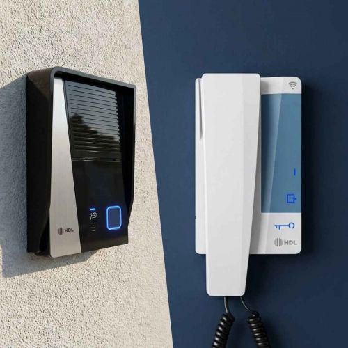 Kit Interfone WiFi HDL Connect Unidade Externa + Monofone Connect IP44 Branco